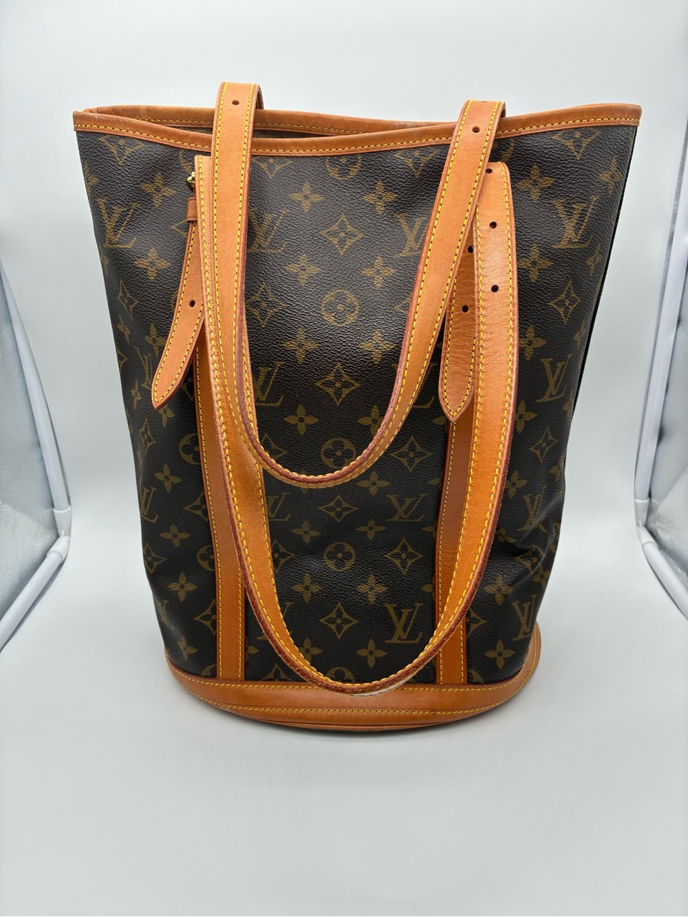 Louis Vuitton Brown Monogram Canvas Bucket bag GM